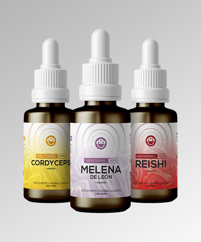 Extracto de Reishi (Ganoderma lucidum) adaptógeno 30 ml marca Mycodelic