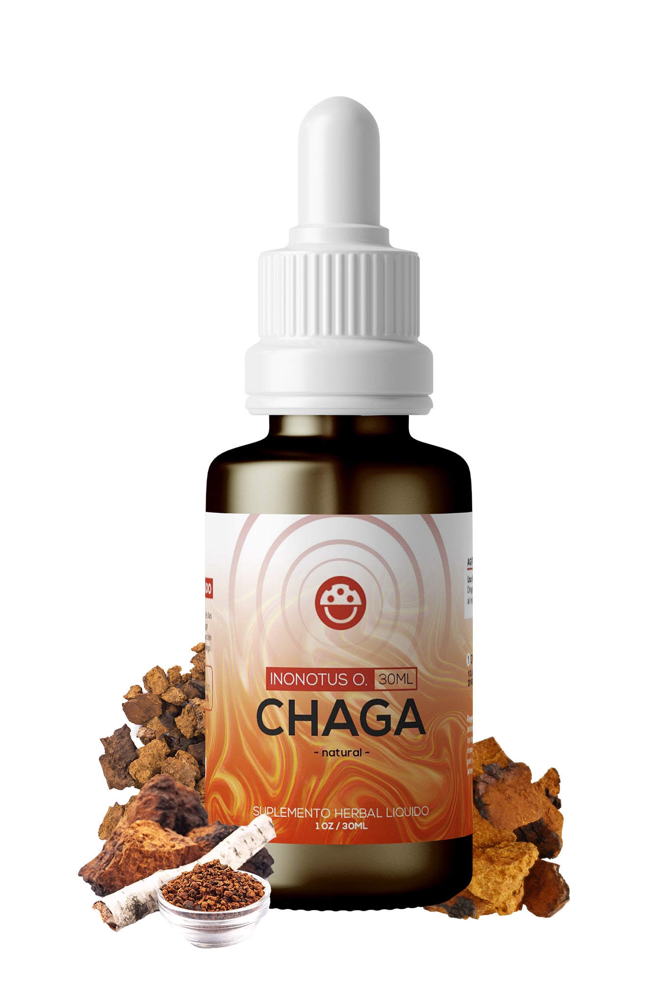 Extracto de Chaga adaptógeno 30 ml marca Mycodelic
