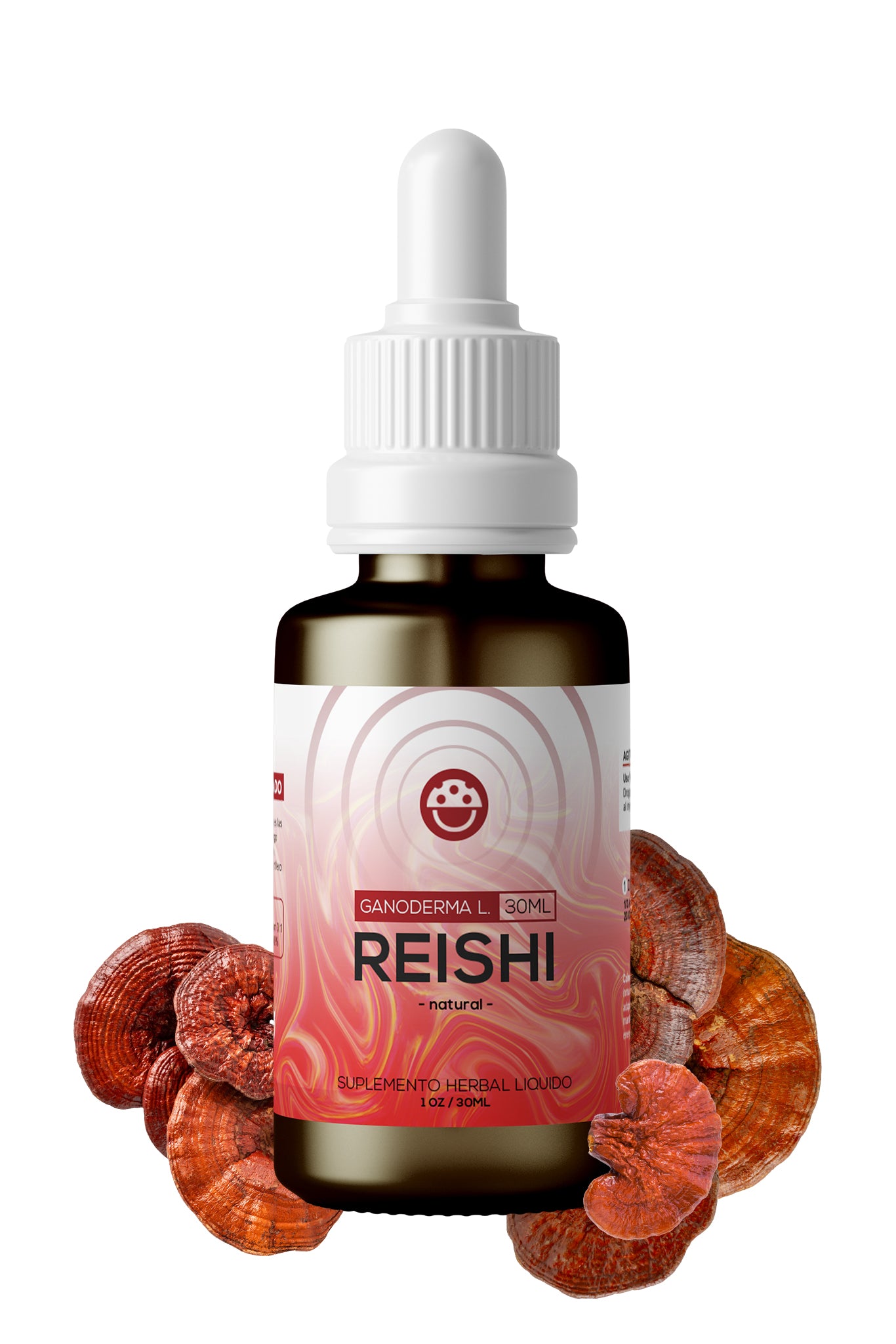 Extracto de Reishi (Ganoderma lucidum) adaptógeno 30 ml marca Mycodelic